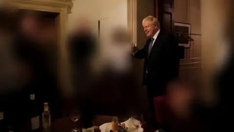 Sue Gray report Boris Johnson at a No 10 party