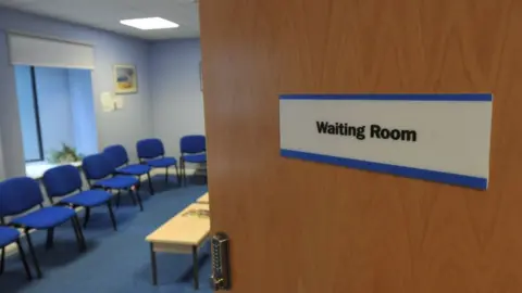 empty doctor's waiting room