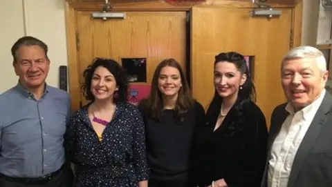 Michael Portillo, Sam Baines, Lara Spirit, Emma Little Pengelly and Alan Johnson