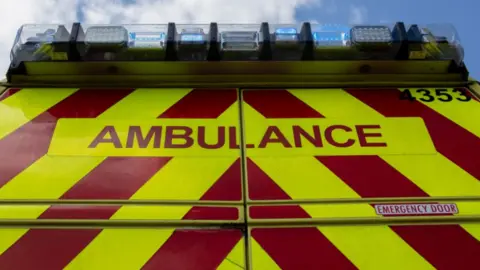 PA The back of an ambulance
