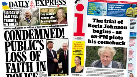 front pages