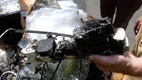 TWFRS A burnt out electrical socket