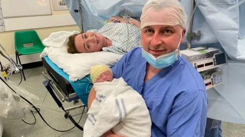 Pepper family Rachel, Christian and Rowan Pepper