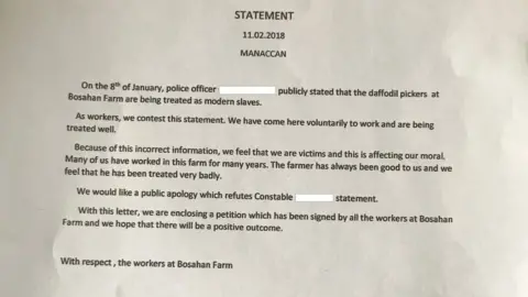 Justinus Stanislaus Letter