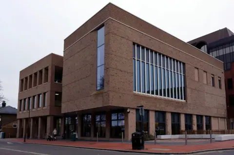 Stuart Woodward/BBC The offices of Thurrock Council