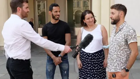 Mohamad El Zein, Sara Coppola and Giovanni Caponetto