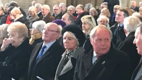 Barry Fry at Peter Boizot memorial service