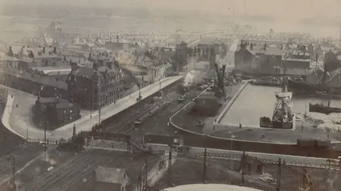 Goole Museum Aerial shot of Goole