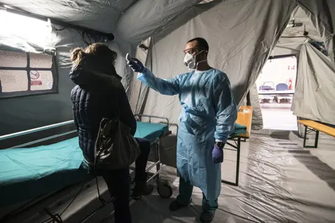 Getty Images Molinette hospital in Italy, February 2020