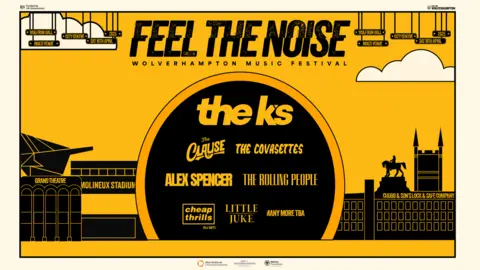 Feel The Noise A poster advertising feel the noise festival