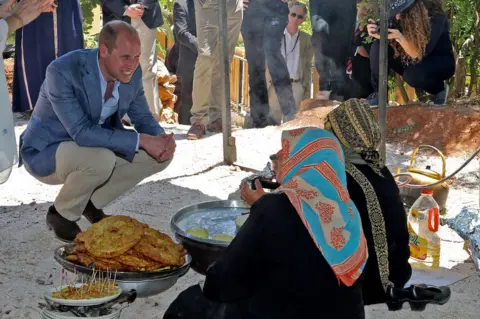 Reuters Prince William visits the Princess Taghrid Institute for Development and Training in the province of Ajloun