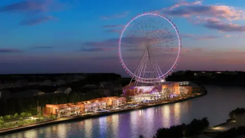 World Wheel Company Whey Aye wheel artist impression