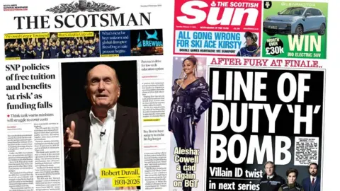 Scotland's papers: 17 February