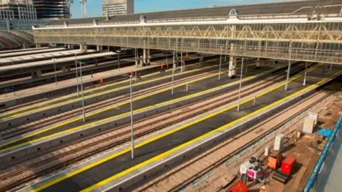 Network Rail Waterloo Station upgrade