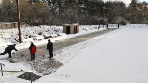 Peter Jolly Curling at Muir of Ord