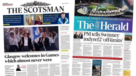 Scotland's papers: 24 July