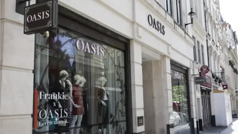 Getty Images An Oasis store just off Oxford Street, London