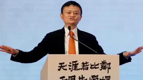 Reuters Jack Ma speaks during a news conference in Hong Kong, China, June 25, 2018