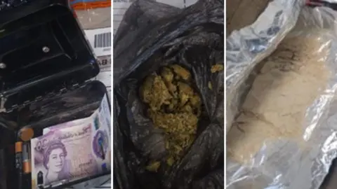 Lincolnshire Police Composite image of items seized 