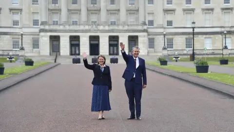 PAcemaker Paula Bradley and Edwin Poots