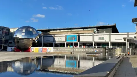 We The Curious We The Curious building in Millennium Square before the fire seen from the outside on a sunny day