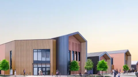 Derbyshire Healthcare NHS Foundation Trust Artist's impression of the site