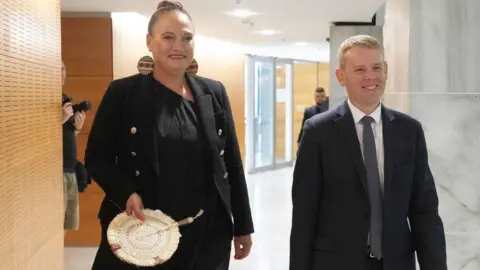 Getty Images Carmel Sepuloni and Chris Hipkins