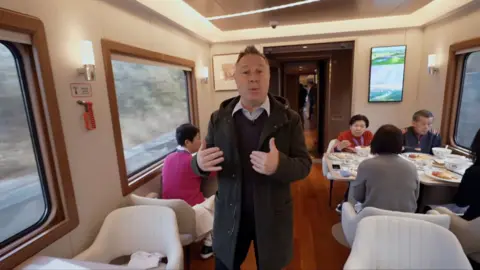 BBC reporter on board China's specialist 'silver trains'