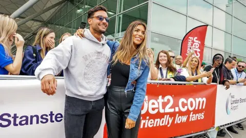 MAG Stansted Airport Love Island contestants