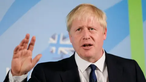 Peter Byrne Boris Johnson