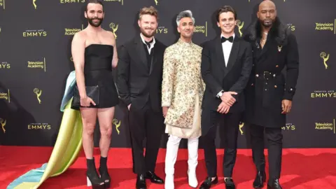 Getty Images Jonathan Van Ness, Bobby Berk, Tan France, Antoni Porowski and Karamo Brown