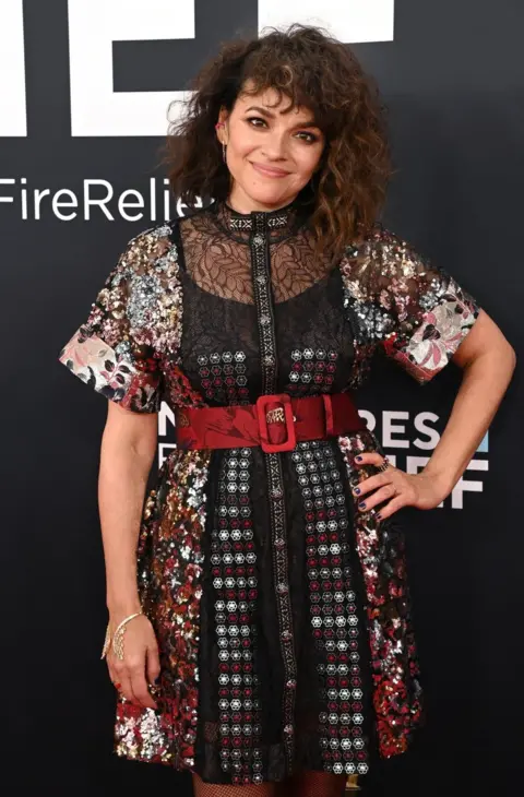 Getty Images Norah Jones on the red carpet