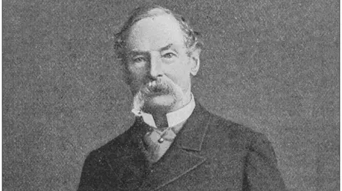 Getty Images A black and white image of Sir John Tenniel 