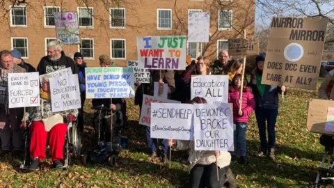 Protest in Exeter