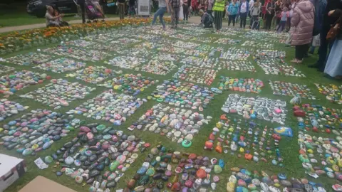 Dawn Barnett Stone display