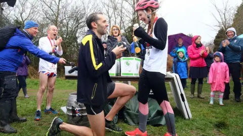 PA Christopher Hepworth and his partner Tanisha Prince