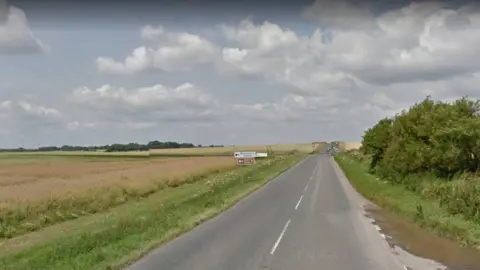 Google A4361 at Winterbourne Bassett, Wiltshire