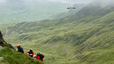 PAtterdale Mountain Rescue Team Rescue scene