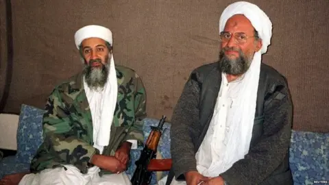 Osama Bin Laden and Ayman al-Zawahiri - 2001