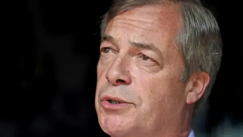 PA Media Nigel Farage