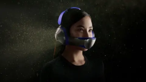 Woman wearing the Dyson Zone