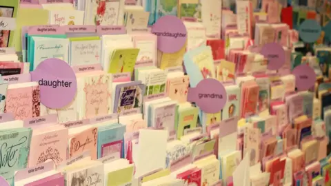 Getty Images Greetings cards display