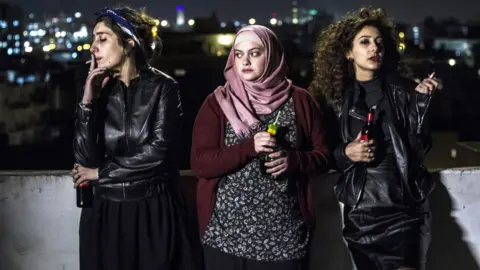 Yaniv Berman Sana Jammelieh, Shaden Kanboura and Mouna Hawa
