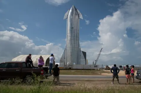 Getty Images Starship prototype in Boca Chica
