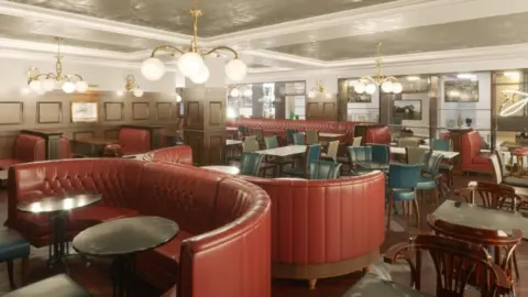 J D Wetherspoon PLC How the interior of the pub could look following its transformation