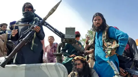 Getty Images taliban fighters