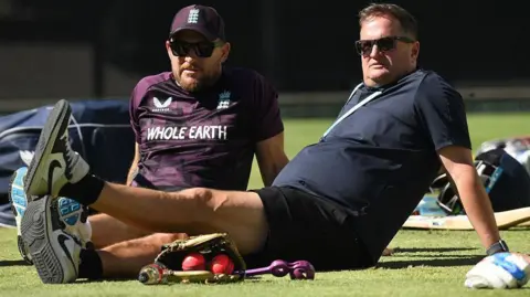 Brendon McCullum and Rob Key