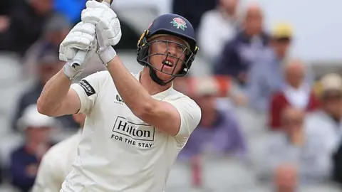 Luke Wells batting