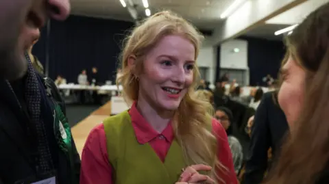 Reuters Green Party candidate Hannah Spencer