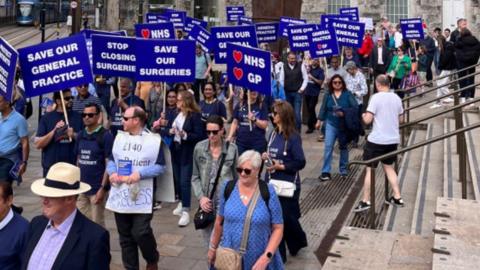 GPs in Birmingham strike over better pay